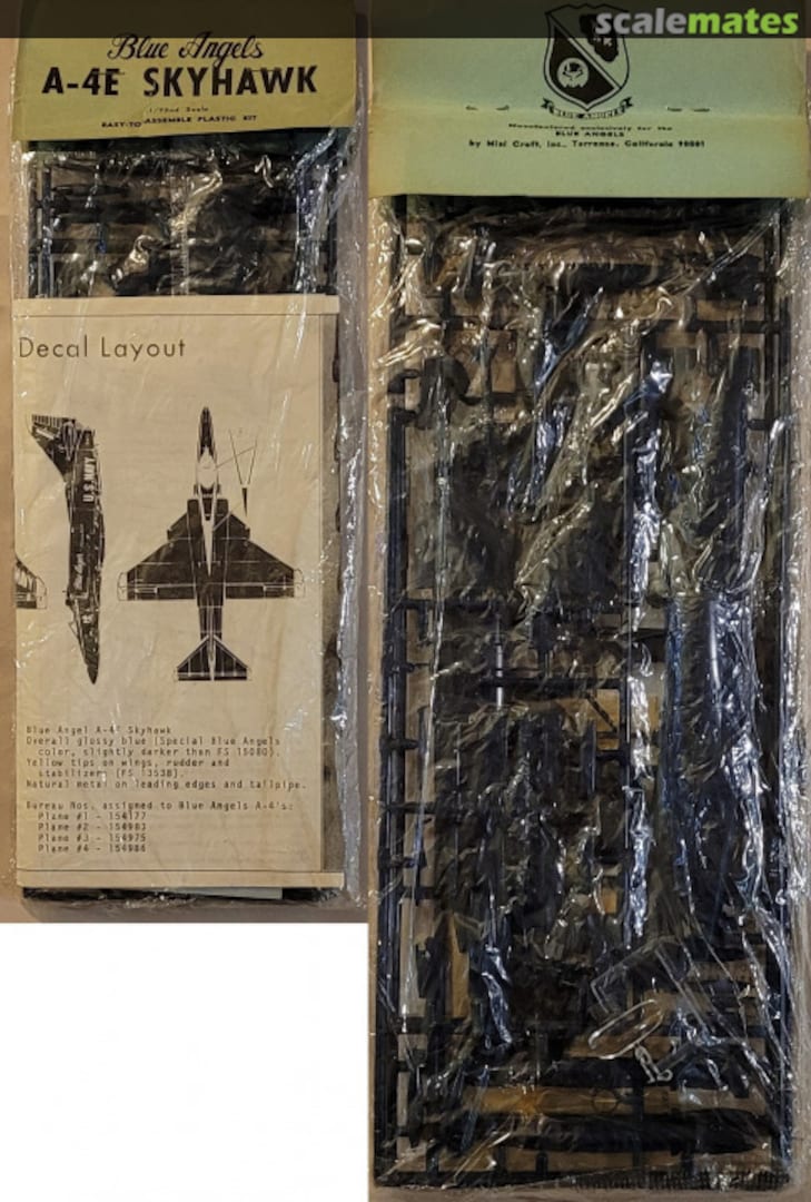 Boxart Blue Angels Skyhawk A-4E None Minicraft Hasegawa Boxart Blue Angels Skyhawk A-4E None Minicraft Hasegawa