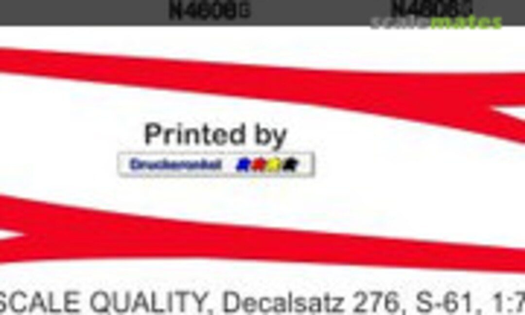 1:72 S-61 - SFO Airlines - N4606G (Heli Scale Quality Decal 276) Decal 276