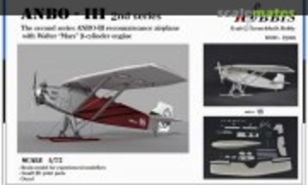 1:72 ANBO-III 2nd series Lithuanian reconnaissance aircraft with Walter Mars engine (RSS-Hobbis RSSH-72008) RSSH-72008