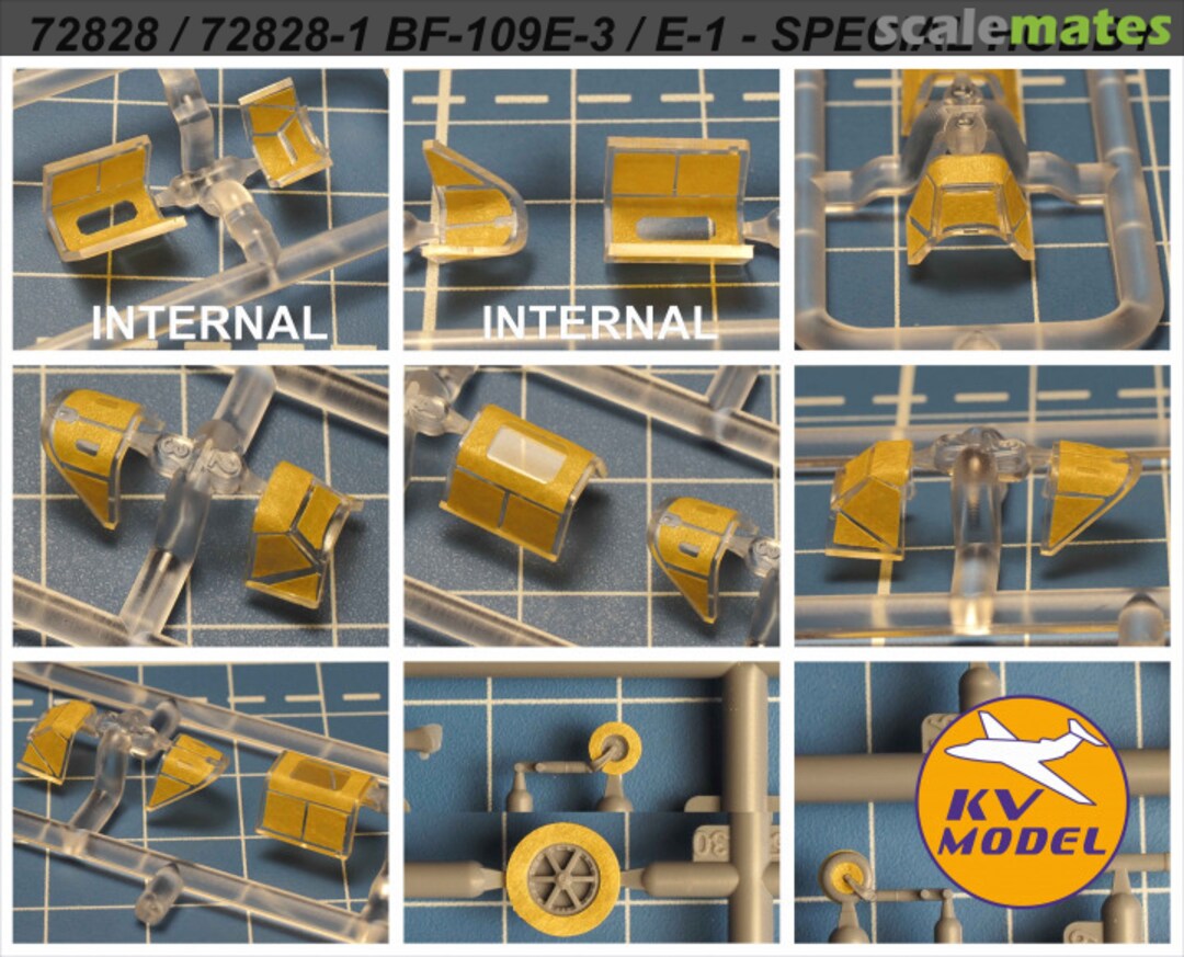 Contents Bf 109E-3 / E-1 (Double sided masks) 72828-1 KV Models Contents Bf 109E-3 / E-1 (Double sided masks) 72828-1 KV Models