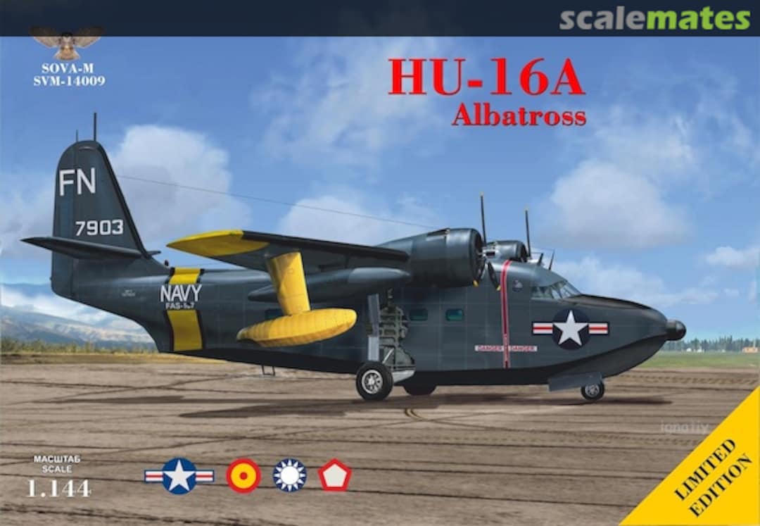 Boxart HU16A "Albatross" flying boat SVM-14009 SOVA-M Boxart HU16A "Albatross" flying boat SVM-14009 SOVA-M
