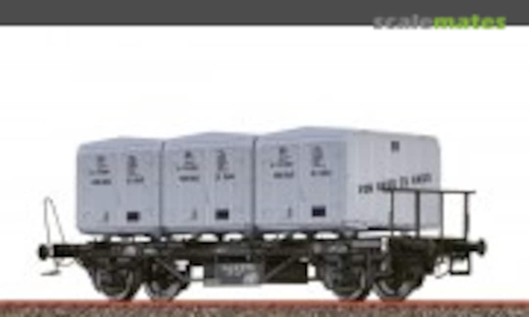 Behältertragwagen Lbs577 DB mit Ekrt212 (Brawa 50600)