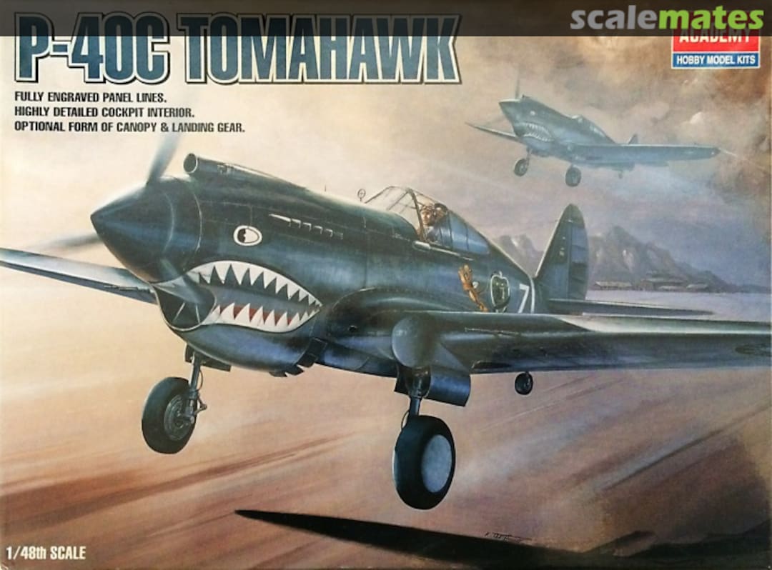 Boxart P-40C Tomahawk 12280 Academy Boxart P-40C Tomahawk 12280 Academy