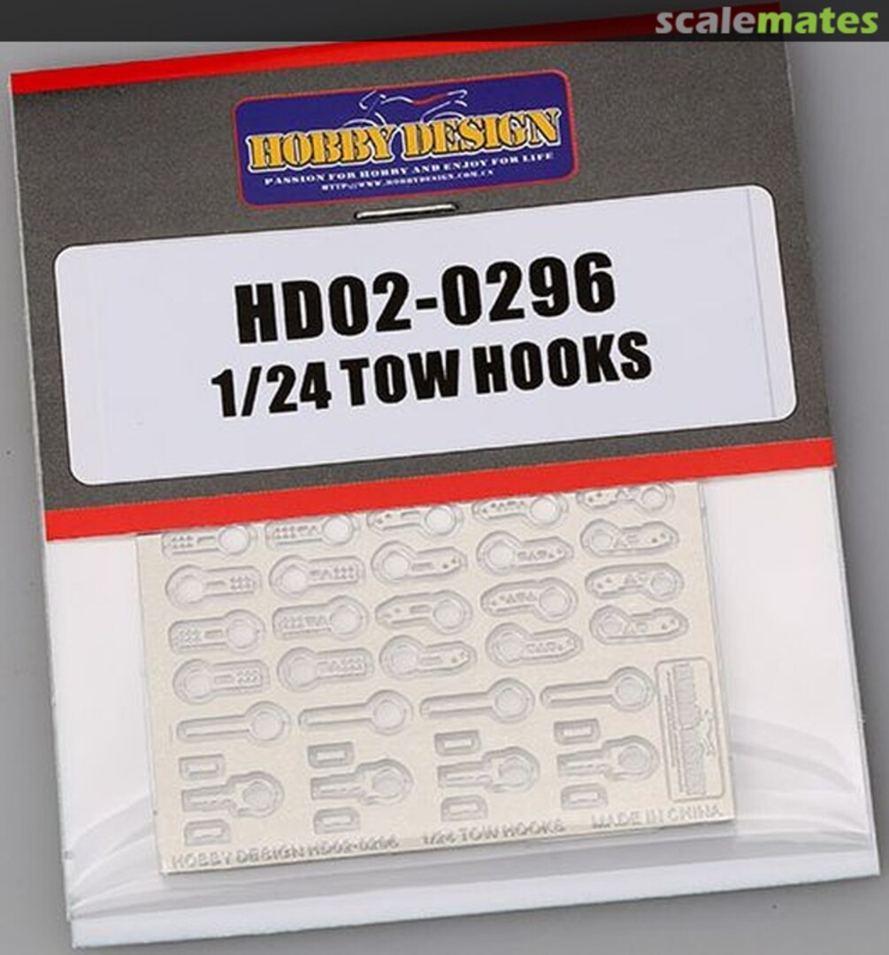 Boxart Tow Hooks HD02-0296 Hobby Design Boxart Tow Hooks HD02-0296 Hobby Design
