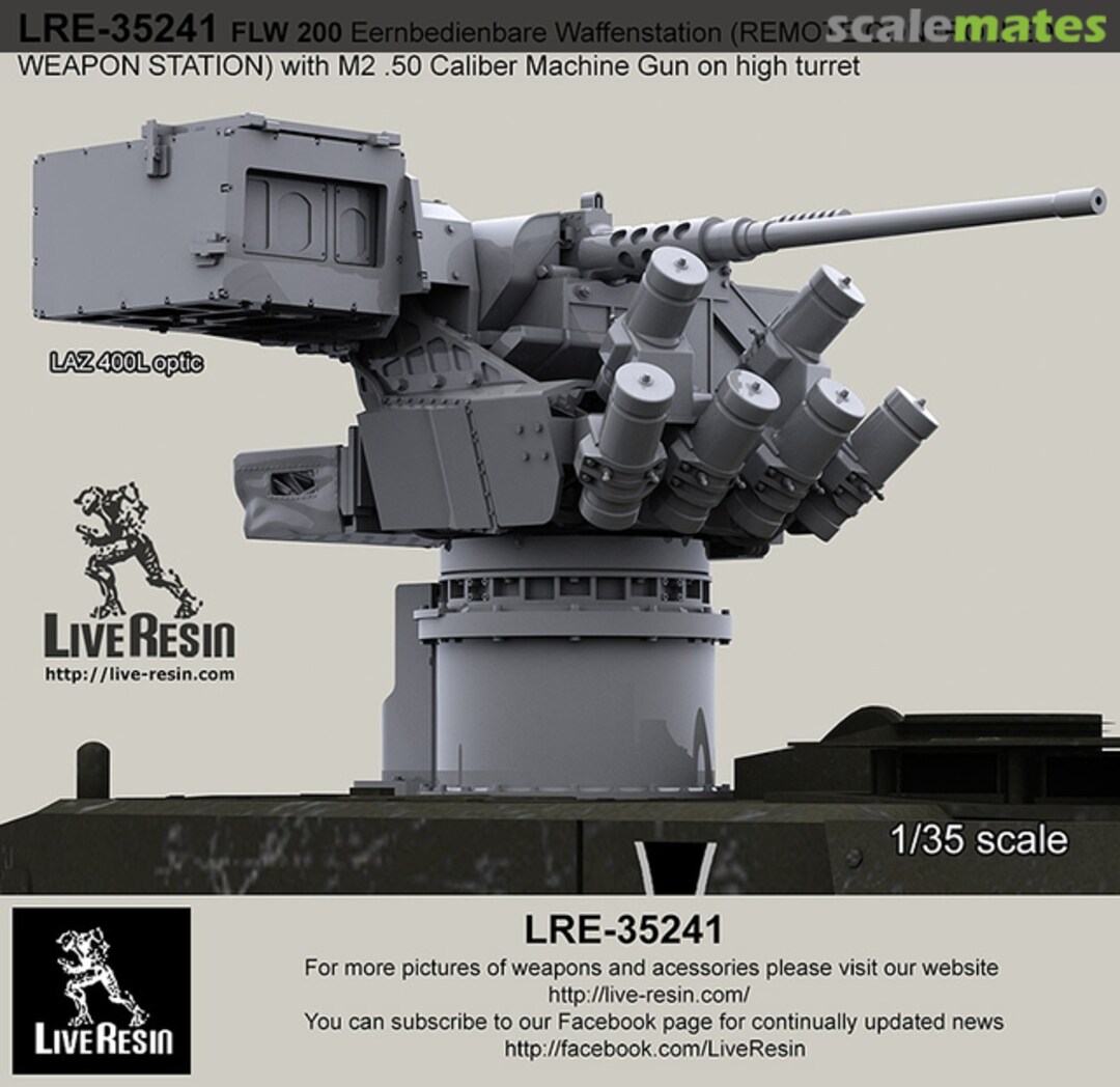 Boxart FLW200 Fernbed. Waffenstation M2 cal50 high turret LRE-35241 Live Resin Boxart FLW200 Fernbed. Waffenstation M2 cal50 high turret LRE-35241 Live Resin