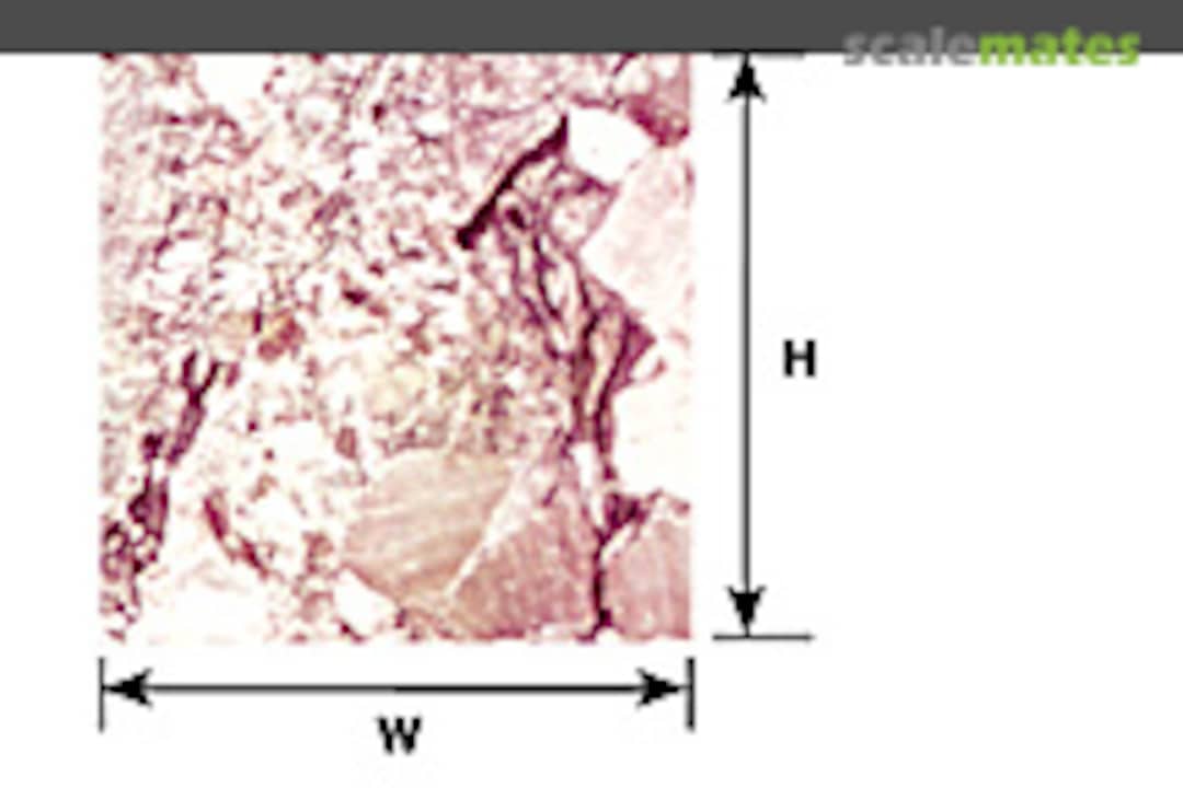 Boxart Marble Paper Patterned Sheet (250x190x0.3mm) 91874 Plastruct