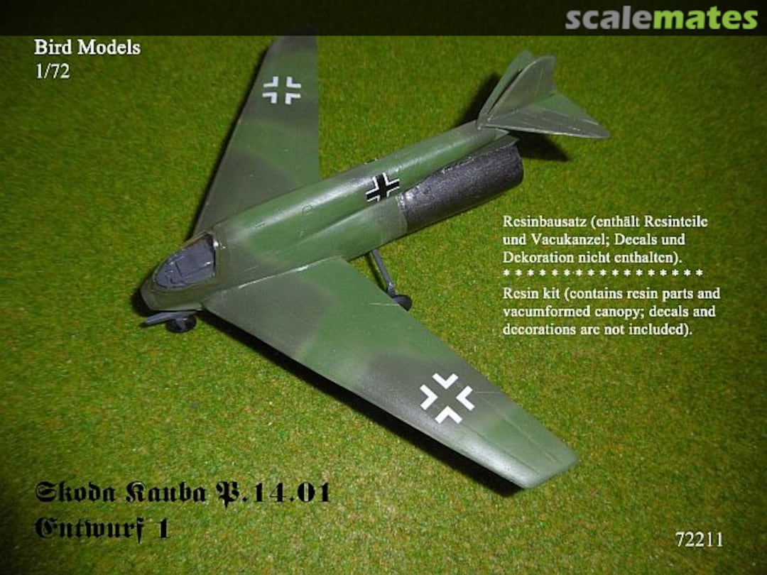 Boxart Skoda Kauba P.14.01 Entwurf 1 72211 Bird Models