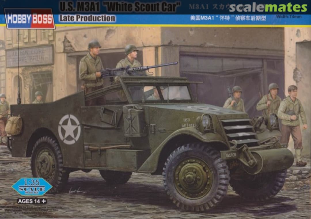 Boxart M3A1 "White Scout Car" 82452 HobbyBoss Boxart M3A1 "White Scout Car" 82452 HobbyBoss