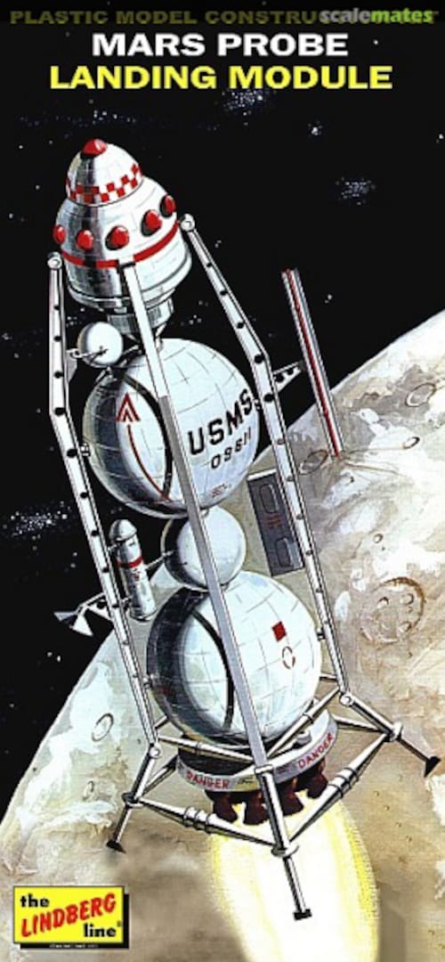 Boxart Mars Probe Landing Module 1147 Lindberg Boxart Mars Probe Landing Module 1147 Lindberg
