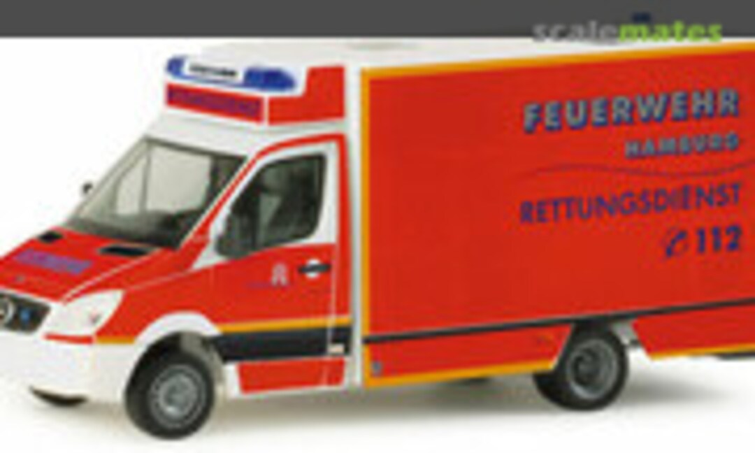 1:87 Mercedes Benz Sprinter RTW Feuerwehr Hamburg (Herpa 048125)