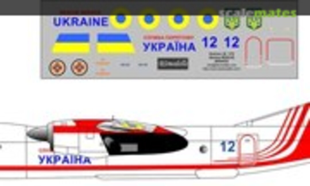 1:72 Antonov An-30 Ukraine Rescue Service (BSmodelle BSM012122) BSM012122