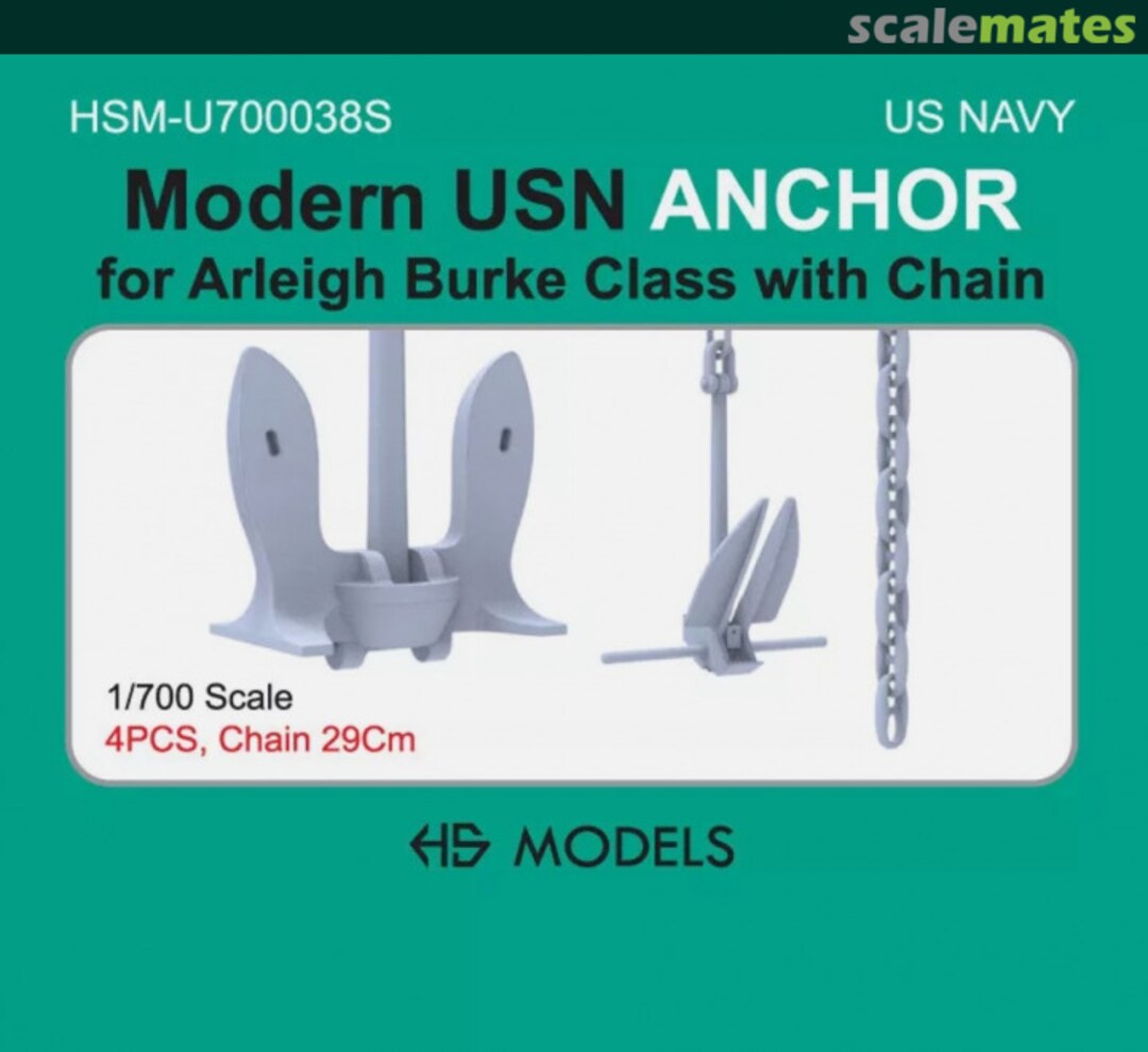 Boxart Modern USN Anchor HSM-U700038S HS Models