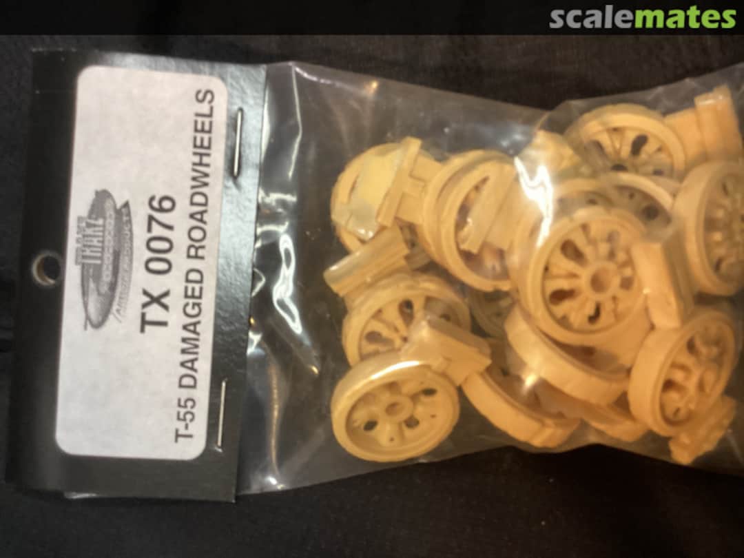 Boxart T-55 Damaged Roadwheels TX 0076 VLS - Trakz Boxart T-55 Damaged Roadwheels TX 0076 VLS - Trakz