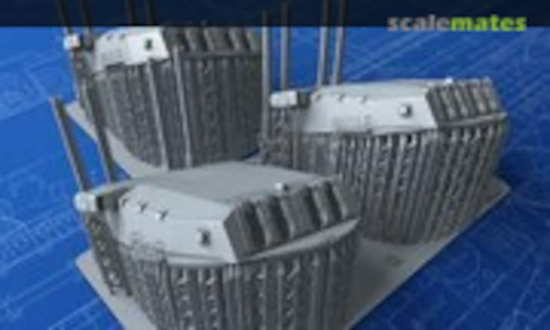 1:350 Quad 380mm/45 (14.96") Model 1935 (Micro Master MM0400P) MM0400P