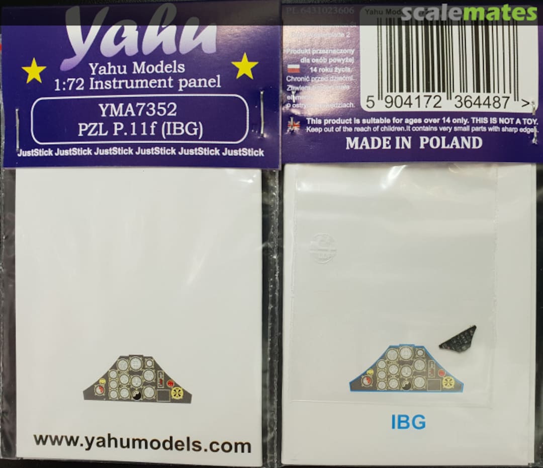 Boxart PZL P.11f YMA7352 Yahu Models Boxart PZL P.11f YMA7352 Yahu Models