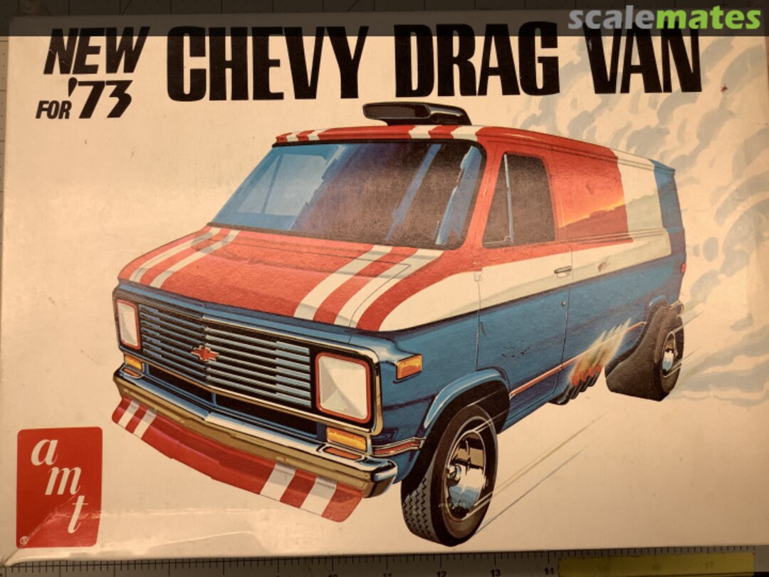 Boxart Chevy Drag Van New For ‘73 T547 AMT Boxart Chevy Drag Van New For ‘73 T547 AMT