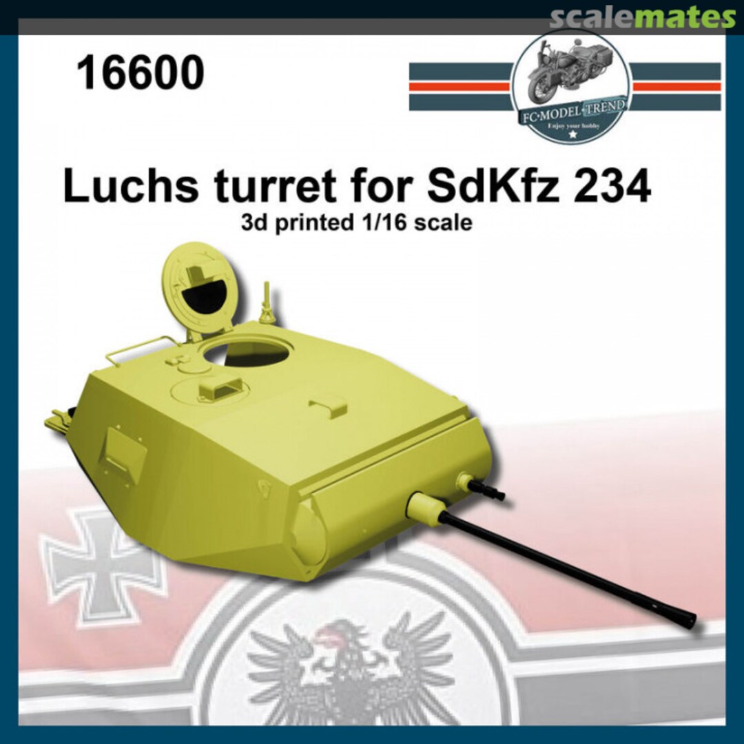 Boxart Luchs turret for SdKfz 234 16600 FC Model Trend Boxart Luchs turret for SdKfz 234 16600 FC Model Trend