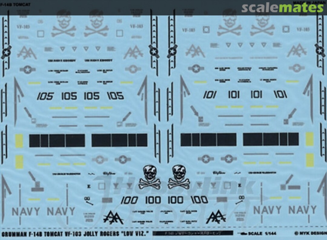 Boxart F-14B Jolly Rogers Low Visibility 06204 MYK Design