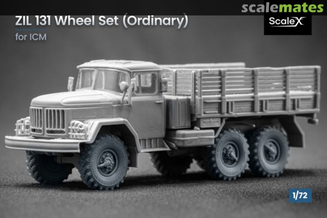 Boxart ZIL-131 Wheel Set (Ordinary) WM 72001 ScaleX Boxart ZIL-131 Wheel Set (Ordinary) WM 72001 ScaleX