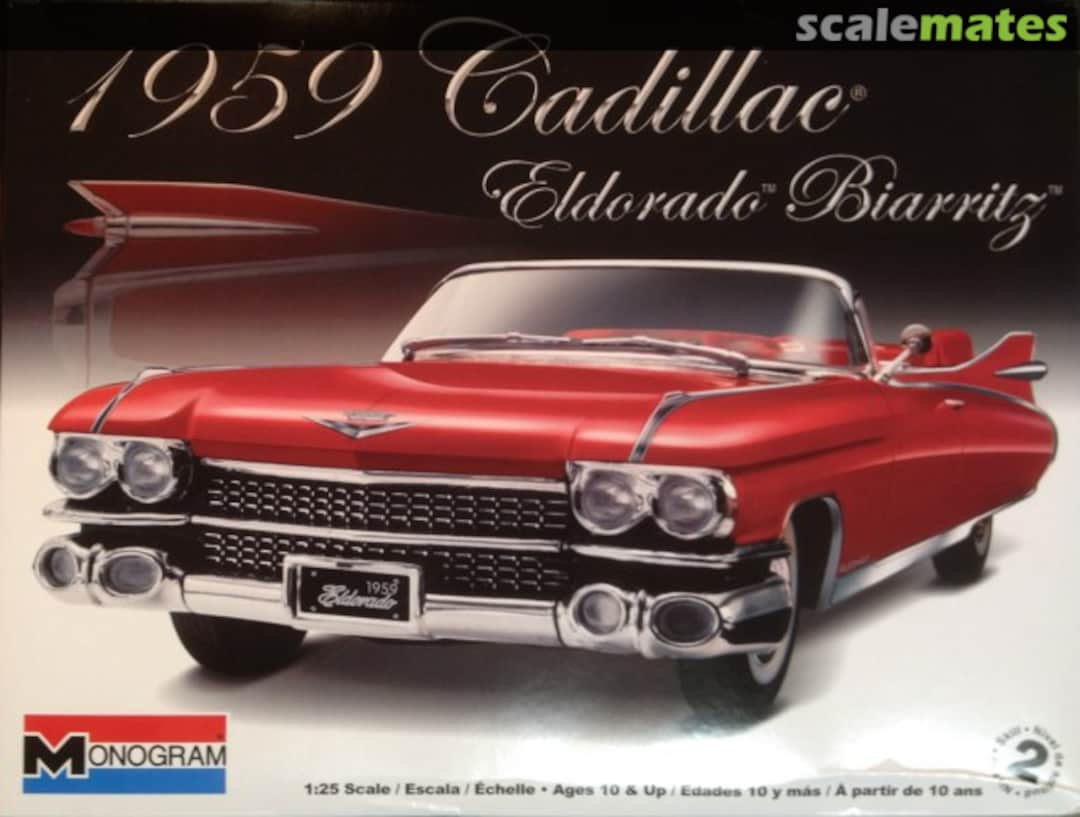 Boxart '59 Cadillac Eldorado Biarritz 85-4271 Monogram Boxart '59 Cadillac Eldorado Biarritz 85-4271 Monogram