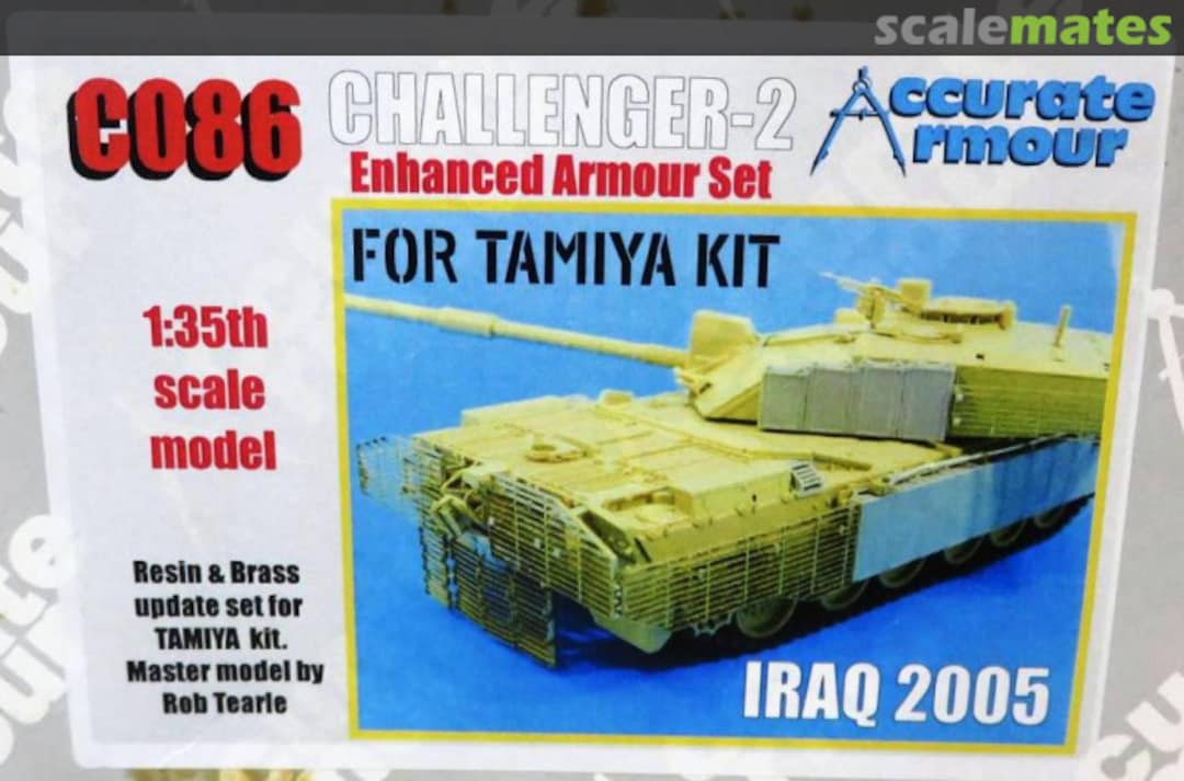 Boxart Challenger-2 Enhanced Armour Set C086 Accurate Armour Boxart Challenger-2 Enhanced Armour Set C086 Accurate Armour