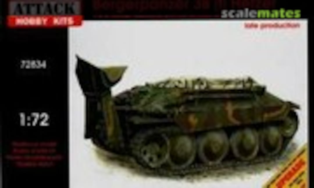 Bergerpanzer 38(t) Hetzer -late production (Attack Hobby Kits 72834)