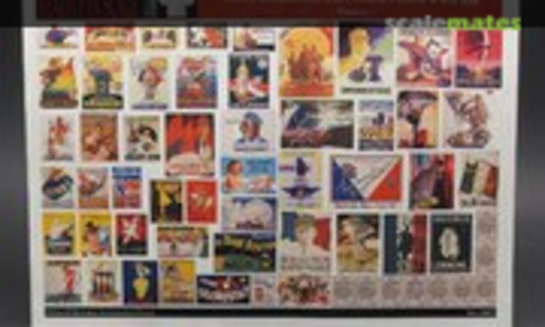 1:35 Mixed Commercial and Political Posters WWII Era - France (Reality in Scale 35027) 35027