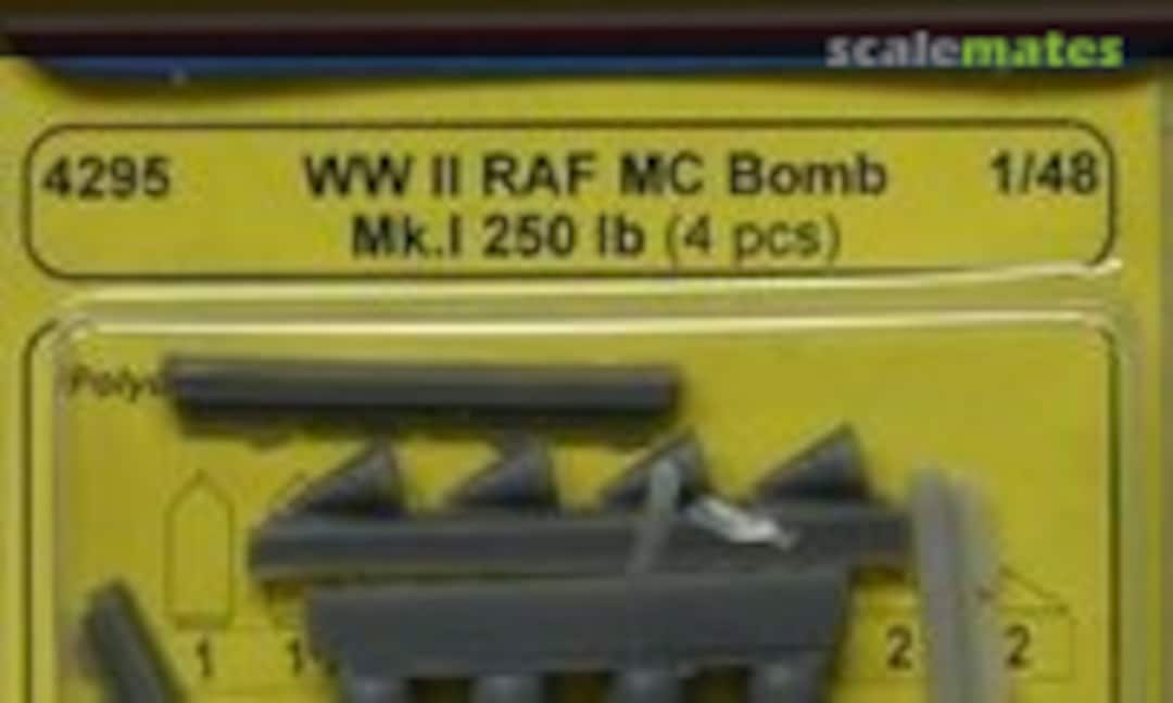 1:48 WW II RAF MC Bomb Mk.I 250lb (CMK 4295)
