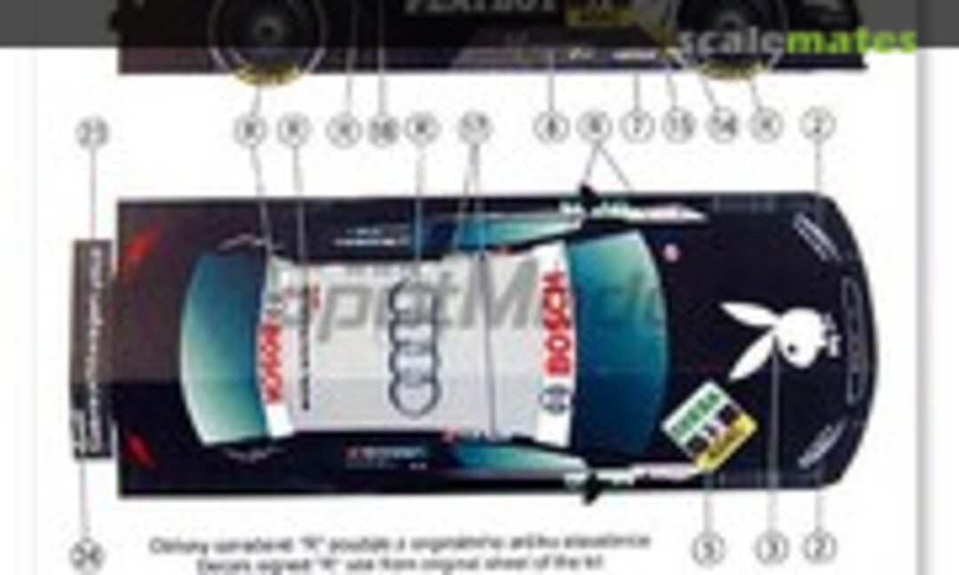 1:24 Audi A4 Rosberg Team (REJI Model 166) 166