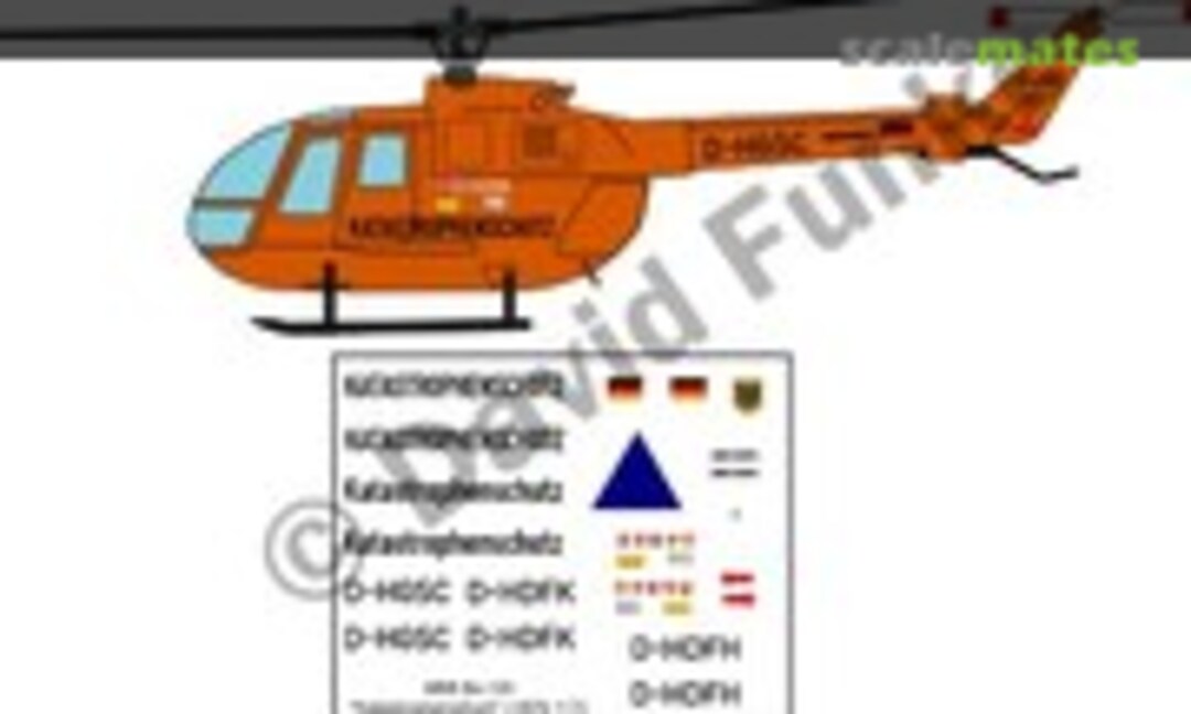 1:72 MBB Bo-105C "Katastrophenschutz" (DF HeloStuff DF10272) DF10272