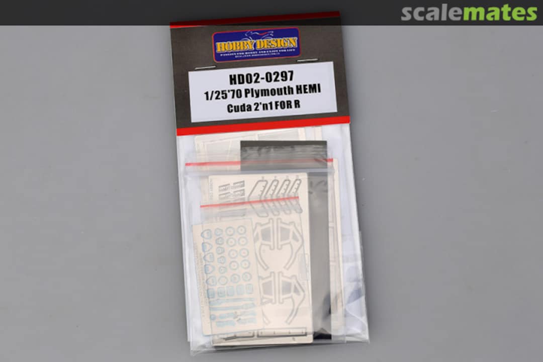 Boxart Plymouth Hemi Cuda 2in1 1970 HD02-0297 Hobby Design Boxart Plymouth Hemi Cuda 2in1 1970 HD02-0297 Hobby Design