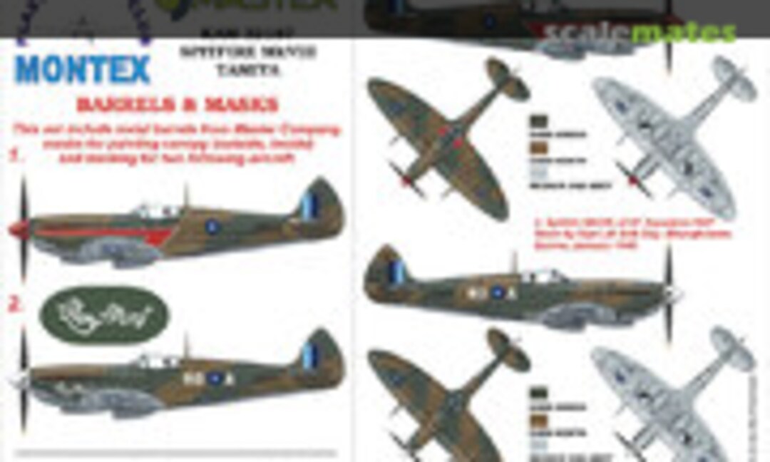 1:32 Spitfire Mk VIII (Montex KAM32187) KAM32187