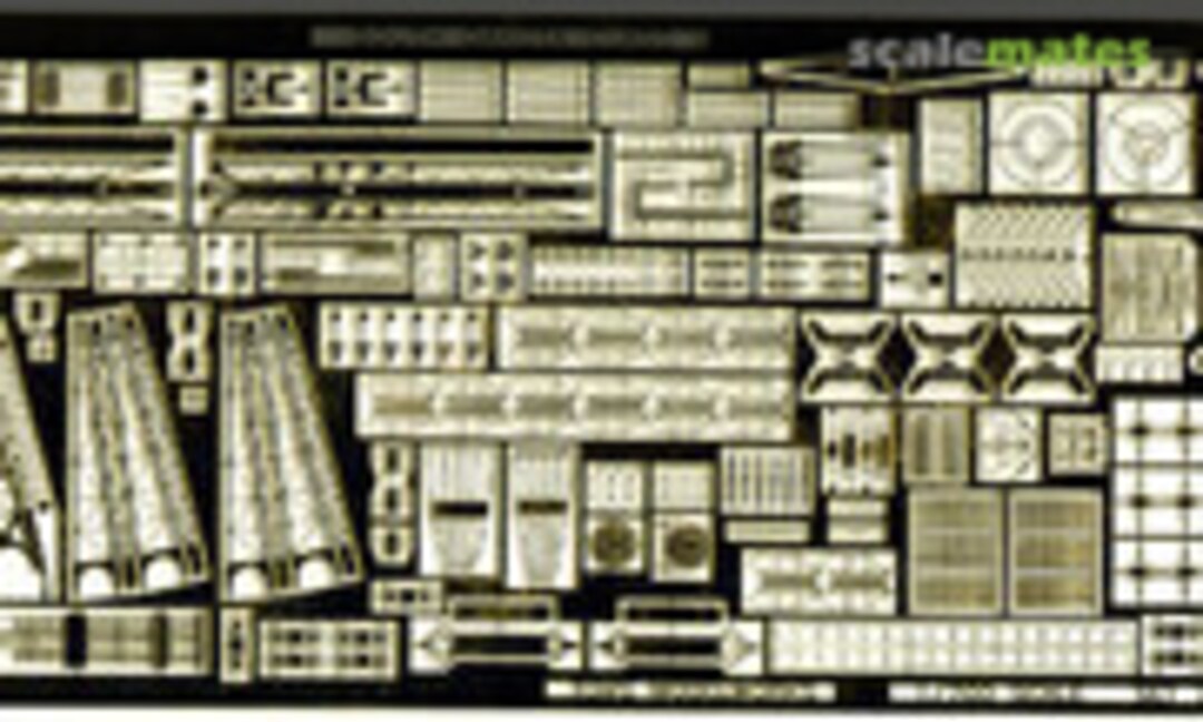 1:700 USS South Dakota Class Battleship Detail-up set (1 Photo-Etched sheet) (Tom's Modelworks 767)