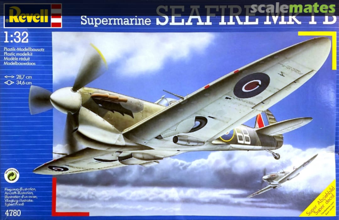Boxart Supermarine Seafire Mk 1 B 4780 Revell Boxart Supermarine Seafire Mk 1 B 4780 Revell