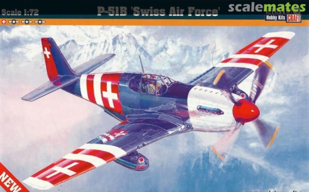 Boxart P-51B 'Swiss Air Force' C-51 MisterCraft Boxart P-51B 'Swiss Air Force' C-51 MisterCraft