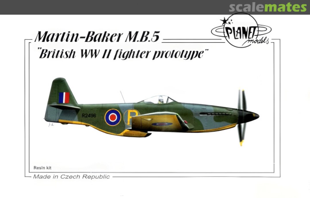 Boxart Martin Baker M.B.5 PLT112 Planet Models