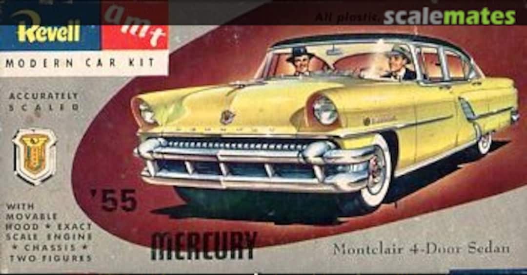 Boxart 1955 Mercury Montclair 4 Door Sedan H-1204-56 Revell/AMT Boxart 1955 Mercury Montclair 4 Door Sedan H-1204-56 Revell/AMT