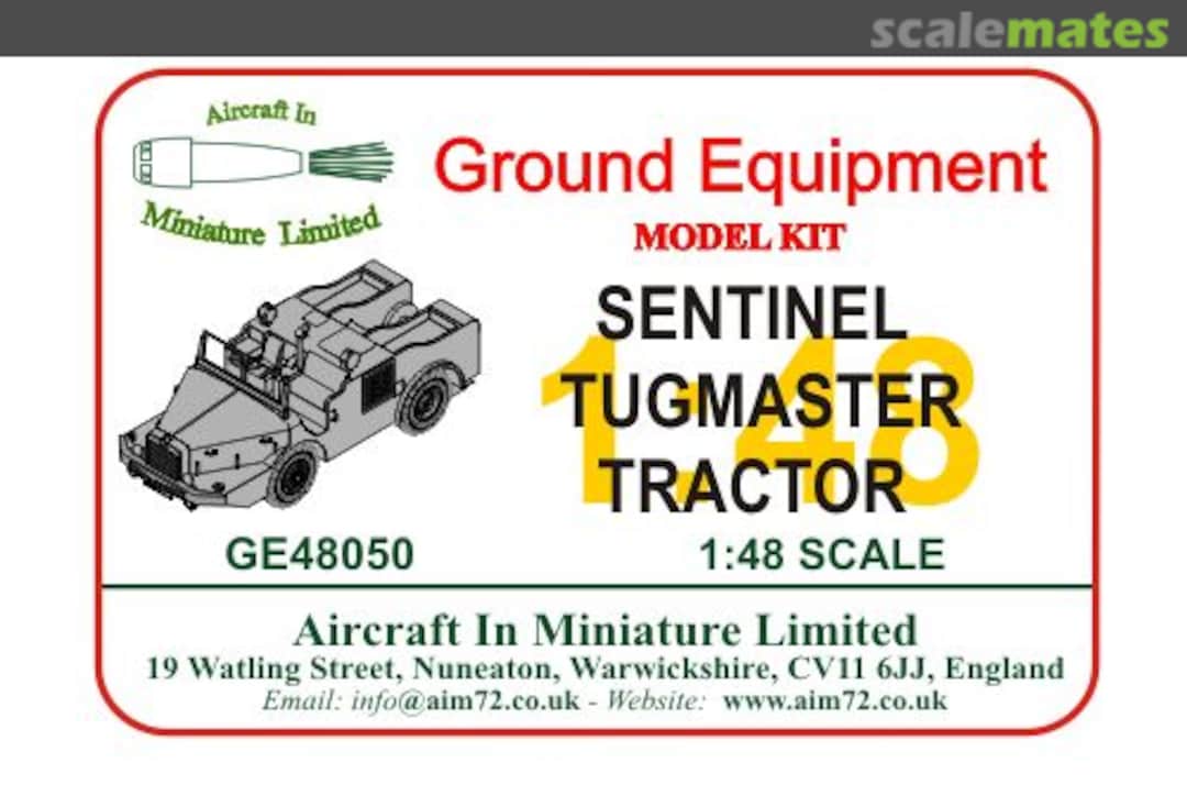 Boxart Sentinel Tugmaster Tractor GE48050 Aircraft In Miniature Ltd Boxart Sentinel Tugmaster Tractor GE48050 Aircraft In Miniature Ltd