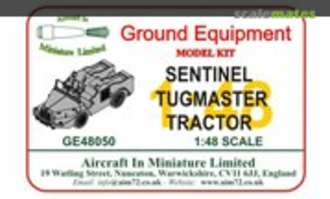 1:48 Sentinel Tugmaster Tractor (Aircraft In Miniature Ltd GE48050) GE48050