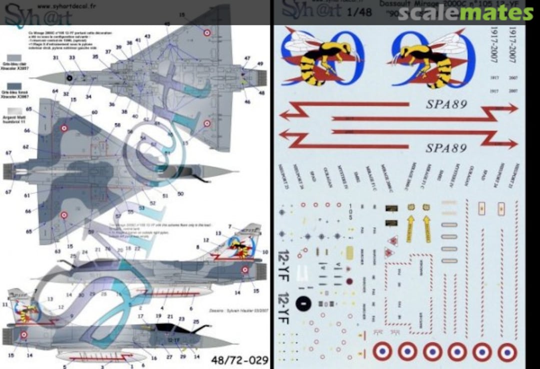 Boxart Dassault Mirage 2000C 48-029 Syhart Boxart Dassault Mirage 2000C 48-029 Syhart