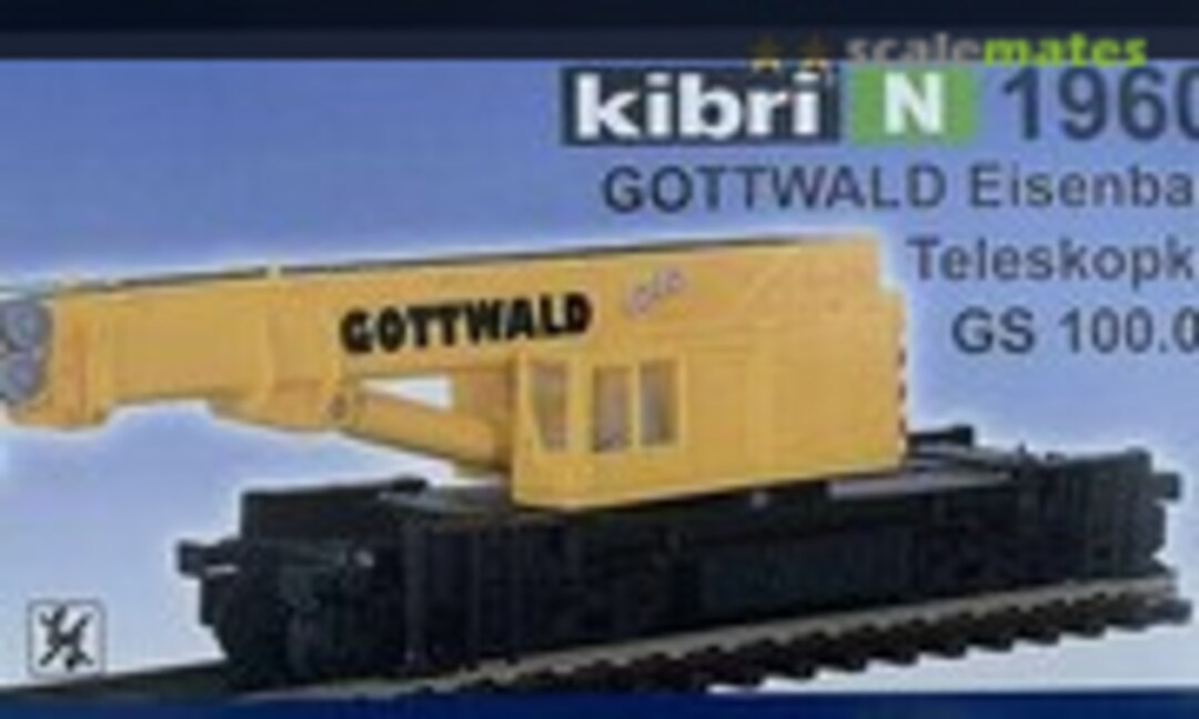 1:160 Gottwald Eisenbahn-Teleskopkran GS 100.06 T (Kibri 19600)