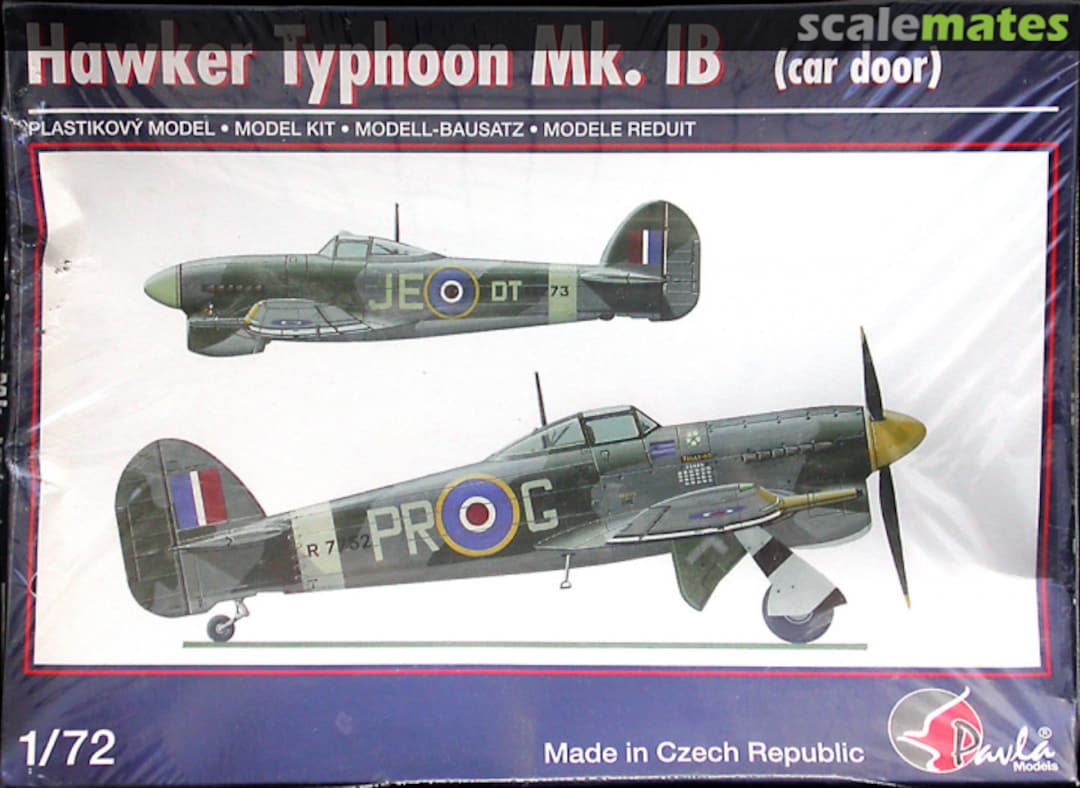 Boxart Hawker Typhoon Mk.IB 72044 Pavla Models Boxart Hawker Typhoon Mk.IB 72044 Pavla Models