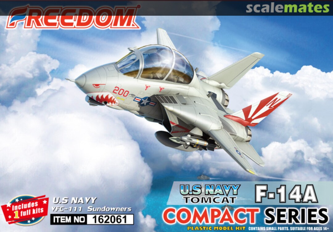 Boxart F-14A Tomcat 162061 Freedom Model Kits
