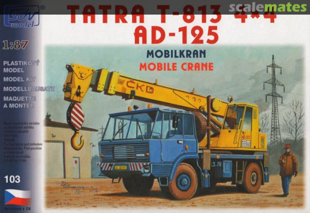 Boxart Tatra T-813 4x4 AD-125 103 SDV Model Boxart Tatra T-813 4x4 AD-125 103 SDV Model