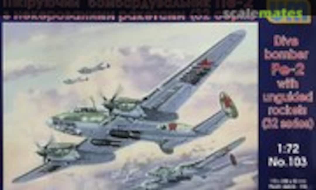 1:72 Pe-2 with unguided rockets (32 series) (UM  103)