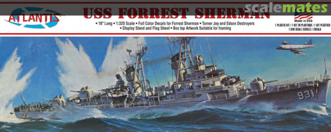 Boxart USS Forrest Sherman H352 Atlantis Boxart USS Forrest Sherman H352 Atlantis