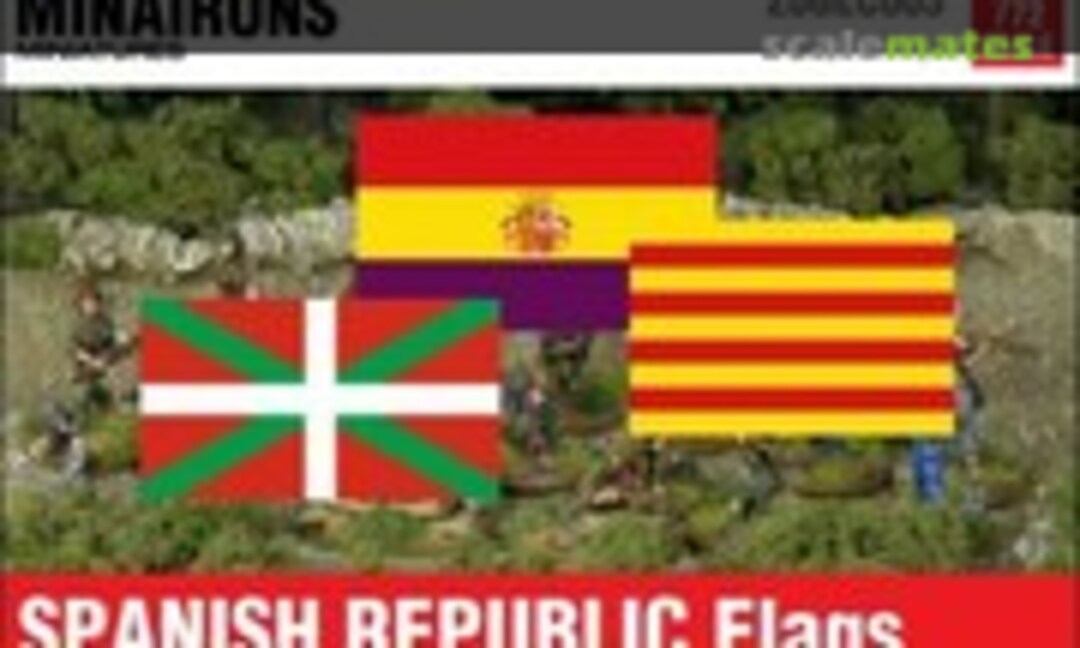 1:72 Spanish Republic institutional flags (Minairons Miniatures 20GEC003) 20GEC003