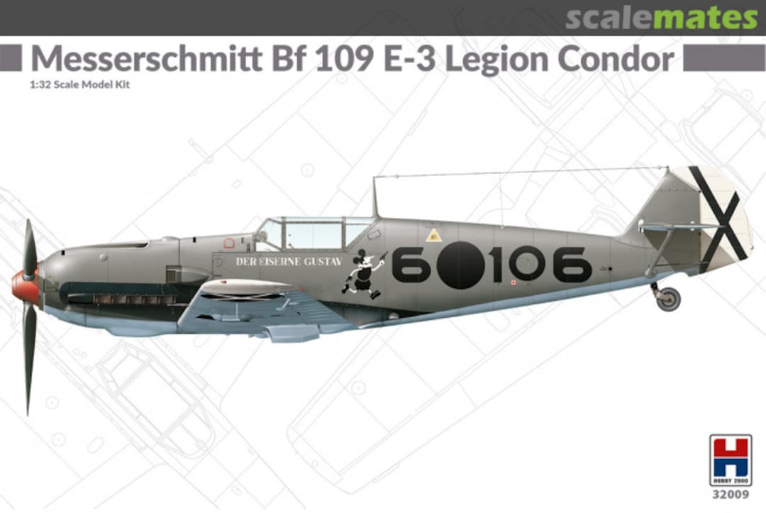 Boxart Messerschmitt Bf 109E-3 Legion Condor 32009 Hobby 2000 Boxart Messerschmitt Bf 109E-3 Legion Condor 32009 Hobby 2000
