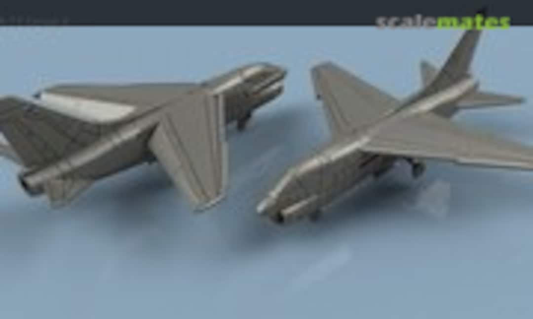 1:400 A-7E Corsair II unfolded wings (L'Arsenal 3D400142)