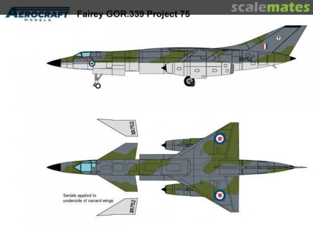 Boxart Fairey GOR.339 Project 75 ACMK14402 Aerocraft Models Boxart Fairey GOR.339 Project 75 ACMK14402 Aerocraft Models